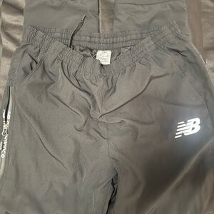 New Balance Black Elastic Waist Track Pants